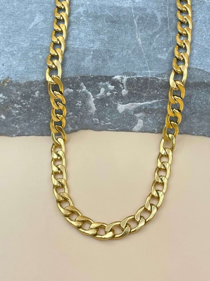 Κολιέ Cubana Chain χρυσό