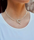 axis necklace sterling silver handmade jewellery χειροποίητο κολιέ ασήμι 925 organic jewelry design κοσμήματα